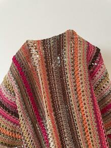 Comfortcana 女士彩色条纹长袖衬衫，夏季 - 彩色 - 查看 9