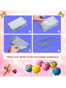 1 件透明亚克力蛋糕架、甜点展示架、生日派对聚会桌装饰