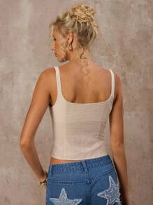 SHEIN Forever 21 春夏女士浪漫/舞会/正式/生日/90 年代/商务休闲女士/优雅/西部装/外出/时尚/休闲/Y2k/俱乐部/办公室/鸡尾酒会/复古/狂欢节/有趣/优雅/老钱/街头服饰/度假/乡村音乐会/工作/朴素/春假/单身派对/音乐会/基本毕业上衣