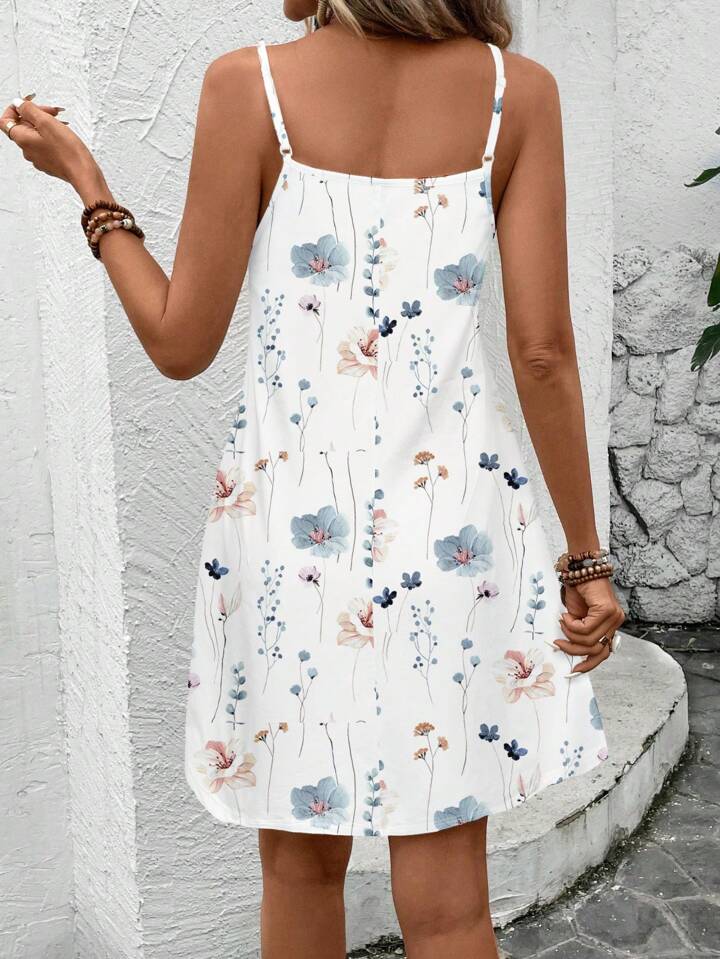 SHEIN LUNE カジュアルなフローラルパターンの女性用