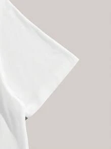 Manfinity RSRT Conjunto de camiseta y pantalones cortos de talla grande para hombre con estampado de árboles de coco, para vacaciones de verano