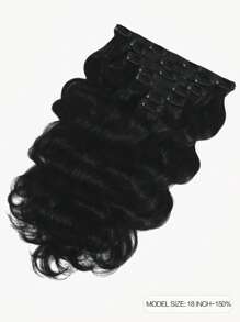 Human Extensions Clip-In Hair Extensions - SNatural - View 3