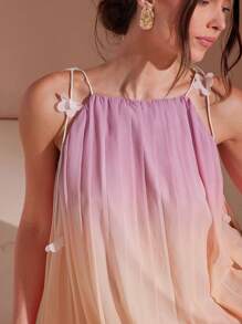 L'Amorae Váy mini màu ombre thanh lịch cho nữ, mùa hè - Nhiều màu - Xem 3