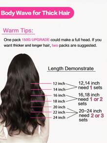 Human Extensions Clip-In Hair Extensions - SNatural - View 8