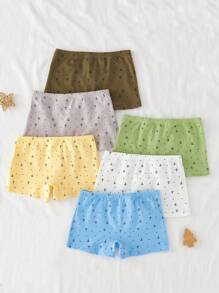 6pcs Pack Young BoyAnchor & Ditsy Ditsy Floral Navy Basic Casual Briefs