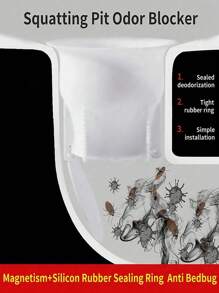 1/2/4 件浴室排水防臭塞，马桶下水道出口密封塞 - 防回流和防堵塞除臭剂