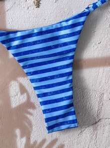 Elavelle Springbreak Printed Spaghetti Strap Sexy Bikini Set For Women, Summer Beachwear - Multicolor - View 7