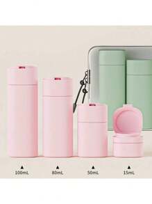 Botol Terpisah Selang Warna Nordik, Perlengkapan Perjalanan Kosmetik, Sampo, Gel Mandi, Krim Wajah, Losion, Botol Dekorasi Kamar Mandi Rumah Musim Panas - MultiWarna - View 5