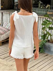 SHEIN Damen Zweiteiler Outfit für den täglichen Gebrauch