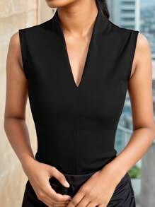 SHEIN Clasi 女式简约V领时尚百搭吊带背心