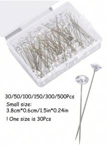 500/300/150/100/50/30/1 個水晶水鑽花卉胸針，適用於花束胸花、婚禮新娘髮飾、手工裝飾 - 彩色 - 查看 8