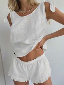 SHEIN Damen Zweiteiler Outfit für den täglichen Gebrauch