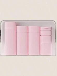 Botol Terpisah Selang Warna Nordik, Perlengkapan Perjalanan Kosmetik, Sampo, Gel Mandi, Krim Wajah, Losion, Botol Dekorasi Kamar Mandi Rumah Musim Panas - MultiWarna - View 8