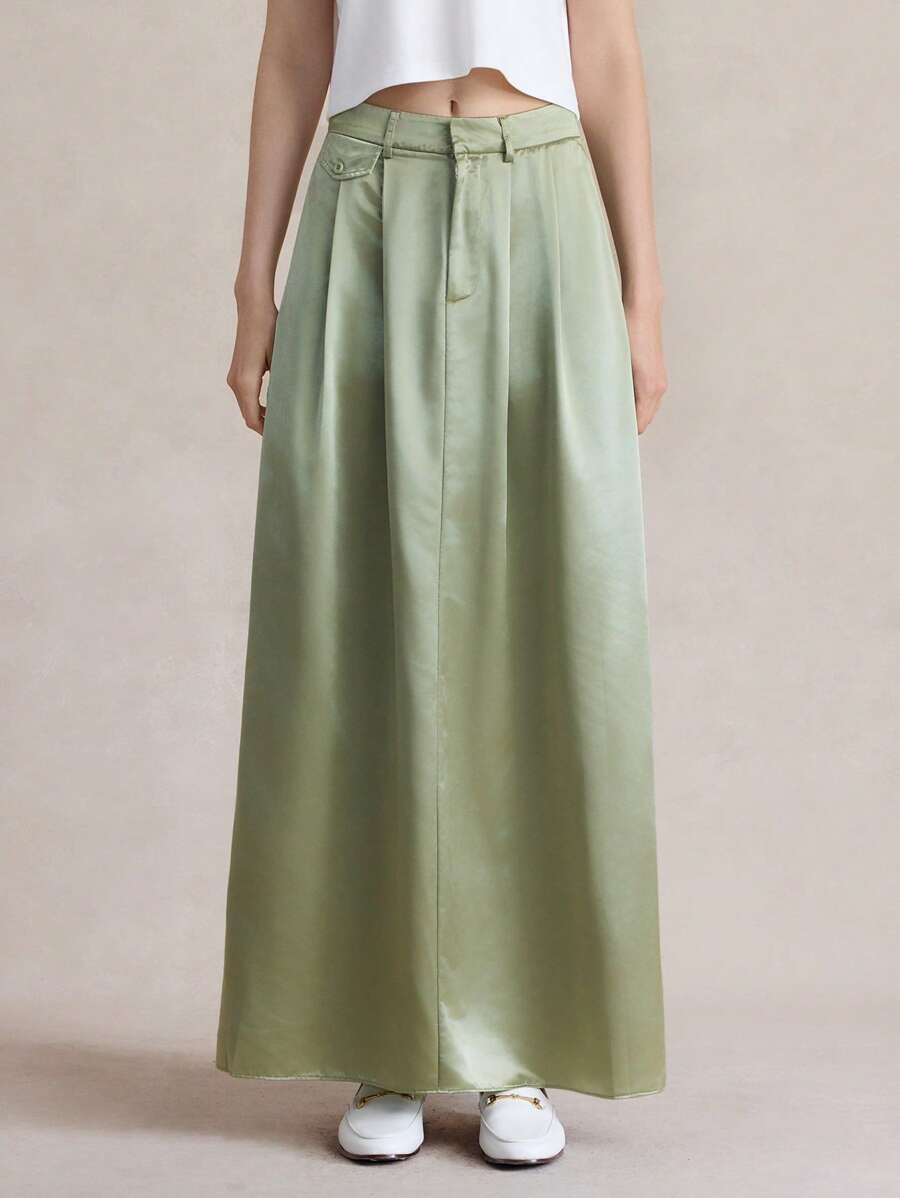 Saia Longa Feminina de Verão Maxissaia Solta com Estampa Sólida Briarwyn, Looks de Férias Femininos, Looks do Orgulho Feminino, Looks de Férias na Praia Femininos, Looks de Aniversário Femininos, Looks de Balada Femininos, Maxissaia Verão Feminina Sexy e Volumosa, Maxissaia Longa Feminina para Convidado de Casamento, Maxissaia Longa Feminina para Sair, Estilo Clássico e Elegante Y2K, Estilo Dinheiro Antigo Feminino