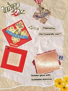 The Wizard of OZ™ | SHEGLAM Medal Of Courage 提亮粉 品牌 美容 化妝 化妝品 適合女性與女孩 完美搭配夏季春季 Y2K 時尚 流行 生日 母親節禮物 假期 派對準備就緒 最佳顏色 - 金色 - 查看 3
