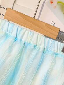 Young Girl's Tie Dye Camisole Top And Shorts Set, Summer - Multicolor - View 4