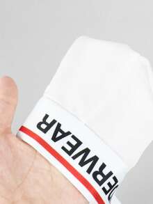 SHEIN Men's Letter Print Sexy Thong Underwear, Suitable For Dating Breathable