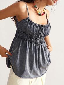 Bohemela ساسبندر كاجوال مغسول من التركيب اللوني المتدرج - الأسود - مشاهدة 5