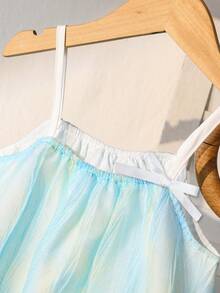 Young Girl's Tie Dye Camisole Top And Shorts Set, Summer - Multicolor - View 5