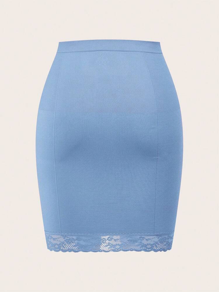 Shaping Daily Wear Skirt - Dusty Blue - View 2
