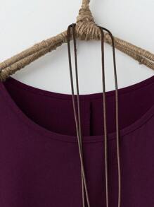 Rusticease Vestido casual de talla grande con estampado de patchwork para vacaciones
