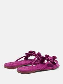 CUCCOO CHICEST Square-Toe Comfortable Flower Design Simple And Versatile Ladies Flat Sandals For Summer Vacation Shoes Summer Elegant Sandals Spring Shoes Spring Break Easter