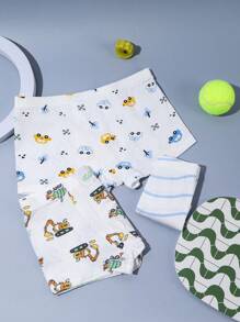 paquete de 3 calzoncillos tipo bóxer con diseño de dibujos animados de moda lindos para niños preadolescentes