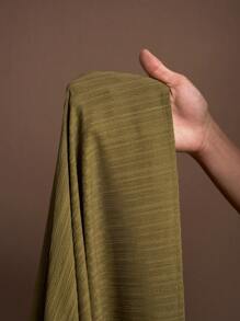 Veslaya 2025 Plus Size New Arrival Summer Green Solid Color Comfortable Stretchy Sleeveless Loose A-Line Dress - Army Green - View 16