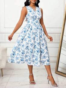 SHEIN Lady Vestido de graduación, vestidos de graduación para mujeres, vestido de graduación blanco, atuendo de graduación, atuendo para vacaciones, vestido de invitada de boda, vestidos de cumpleaños para mujeres, vestimenta informal de negocios para mujer, vestido de fiesta - Multicolor - Ver 5