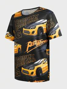 Fun Cartoon Playful Cute Mischievous Men Home Suits Set - Multicolor - View 5