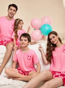 Cute Cozy Parent-Child Big Boys Pajamas - Multicolor - View 5