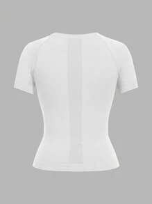 Easithlete 4 chiếc áo thun thể thao tay ngắn liền mạch màu trơn thường ngày mùa hè Sport Studio - Nhiều màu - Xem 2