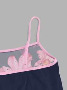 SHEIN Teen Girls Casual Minimalist Camisole Slim Fit Tank Top, Summer