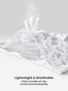 LUVLETTE Bộ 3 quần lót nam cạp vừa in họa tiết hoa cotton mềm mại thoáng khí cho nữ - Quần lót ren - Nhiều màu - Xem 5