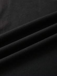 SHEIN LUNE Váy không tay họa tiết cờ Hoa Kỳ đơn giản giản dị dành cho nữ, phù hợp cho mùa hè, lễ hội âm nhạc, ngày độc lập - màu đen - Xem 7