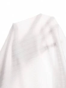 SHEIN Clasi 大码优雅法式方领短袖针织蝴蝶结T恤 - 彩色 - 查看 7