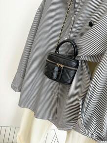 Women's Casual Striped Print Button-Up Long Sleeve Shirt Fall Cloth For Women