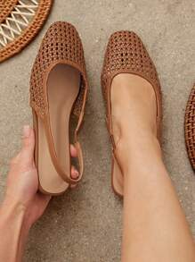 SHUZIA 休闲百搭舒适闭趾女式平底鞋