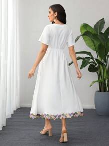 Lacomfia 2025 Summer High-End Relaxed Linen Vacation High-End French Romantic Dress For Women