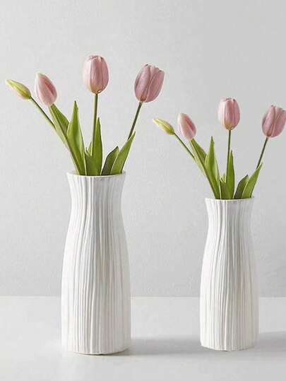 1pc Plastic Indestructible Vase Creative Weddings, Parties, Festivals, Home Donut Vases, Flower Arrangements, Centerpieces, Dining Tafel ations, Hotels, Restaurants, Parties