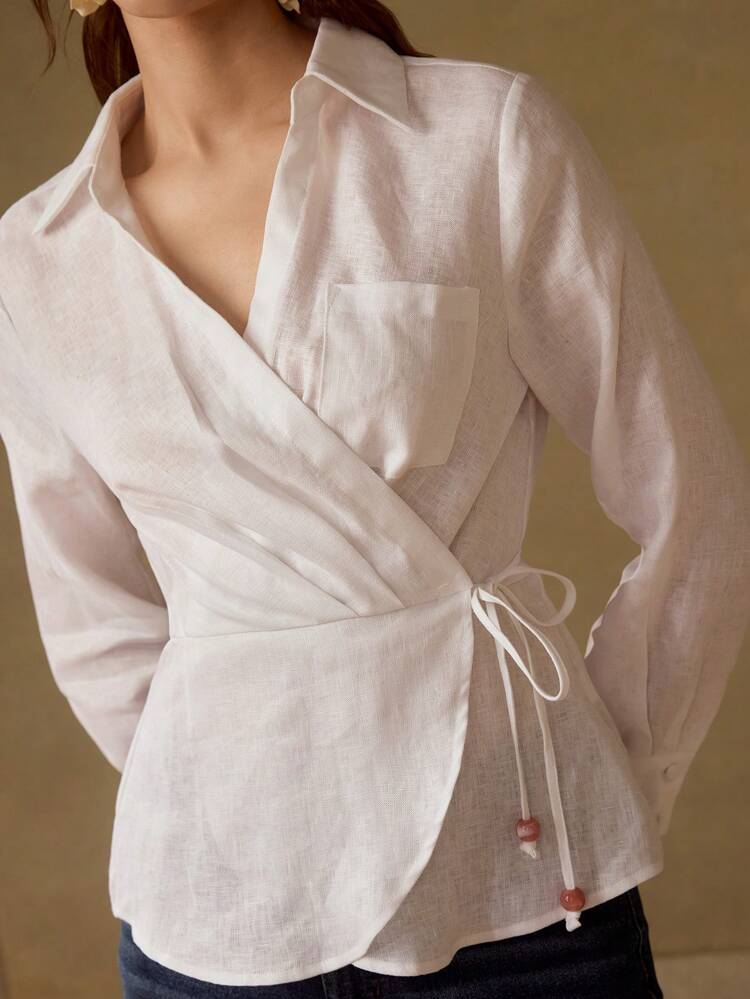 WRAP KNOT SHIRT