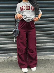 Sparklyn 2件套少女字母印花短袖T恤和纯色裤子 - 彩色 - 查看 7