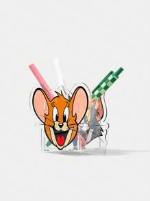 TOM & JERRY X SHEIN 可爱多面亚克力展示架，DIY组装收纳 - 無色 - 查看 4