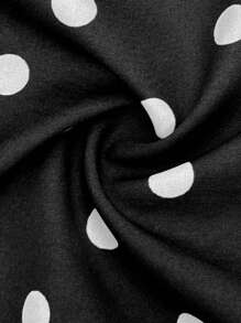 INAWLY 大码女式休闲波尔卡圆点印花夏装