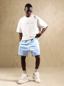SUMWON Drop Crotch Casual Lounge Shorts Baggy Relaxed Drawstring Summer Festival Streetwear Comfort Loungewear