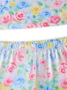 Pijama de vacaciones con estilo lindo y espeluznante Y2K para adolescentes, primavera - Multicolor - Ver 4