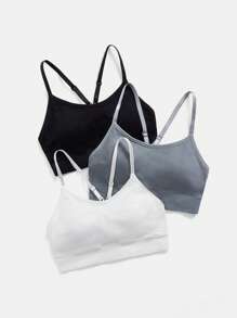 Easithlete 3件套女士无缝运动文胸套装