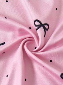 Genkimix Kids 2 st/set stickad nattlinne med fjärilsmönster för flickor, sommar