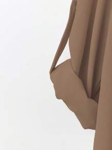 SHEIN LUNE Plus Size Women 3pcs Set: Woven Casual Cardigan + Camisole + Wide Leg Pants Fall Cloth For Women