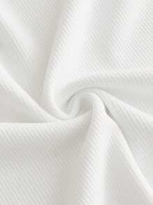 HIMLAND Men Casual Solid Drop Shoulder Tee For Summer - White - View 7